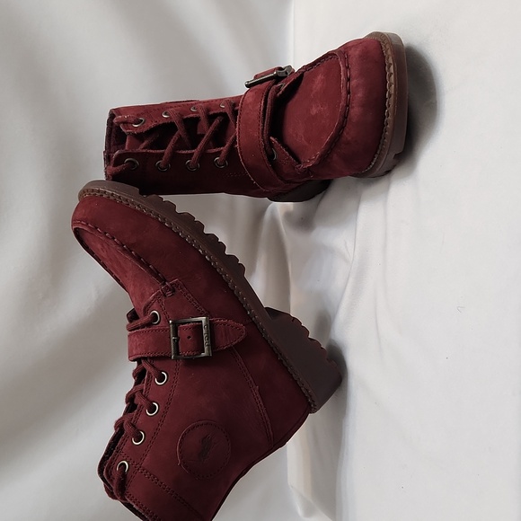 Polo Ralph Lauren Ranger Hi II Leather Boots (Boys Size 1) - Picture 3 of 16